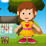 Games4King Little Pretty Girl Rescue Walkthrough